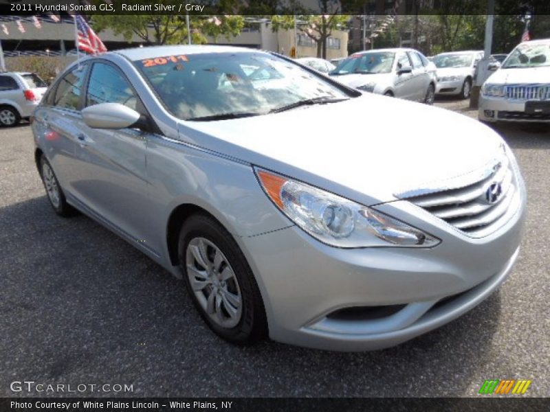 Radiant Silver / Gray 2011 Hyundai Sonata GLS