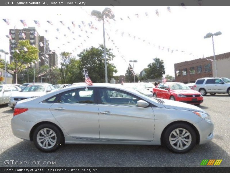 Radiant Silver / Gray 2011 Hyundai Sonata GLS