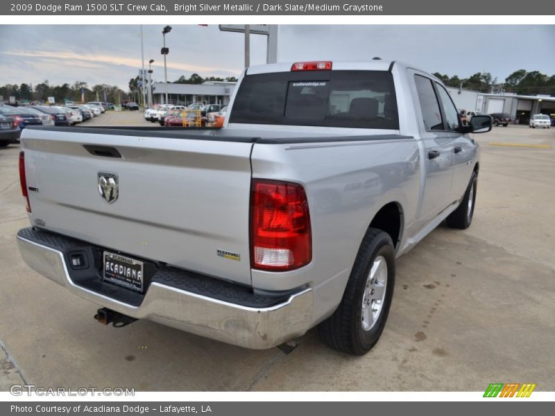 Bright Silver Metallic / Dark Slate/Medium Graystone 2009 Dodge Ram 1500 SLT Crew Cab