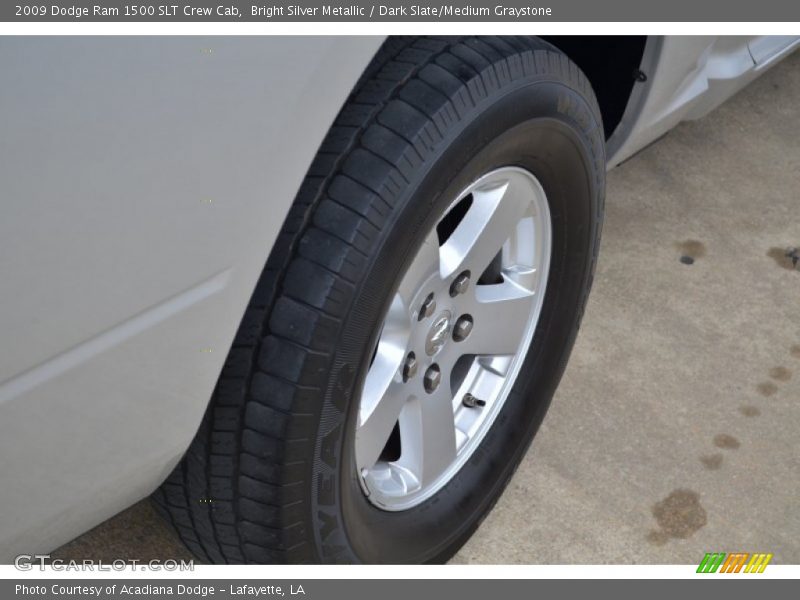 Bright Silver Metallic / Dark Slate/Medium Graystone 2009 Dodge Ram 1500 SLT Crew Cab