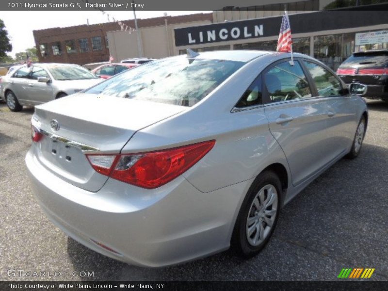 Radiant Silver / Gray 2011 Hyundai Sonata GLS