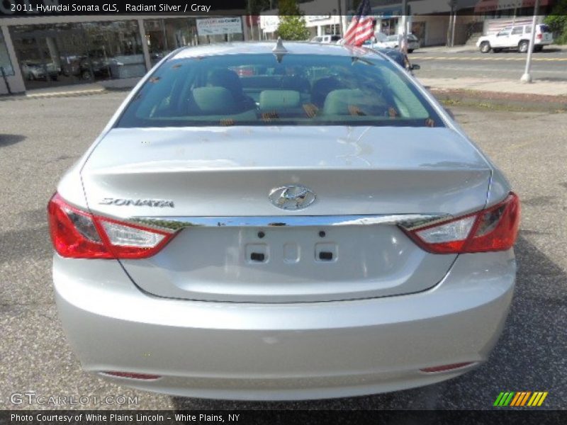 Radiant Silver / Gray 2011 Hyundai Sonata GLS