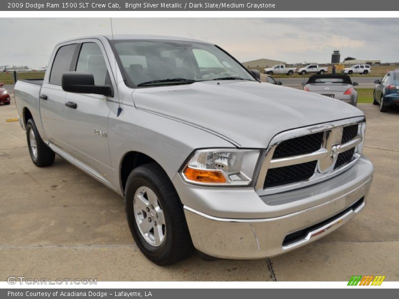 Bright Silver Metallic / Dark Slate/Medium Graystone 2009 Dodge Ram 1500 SLT Crew Cab