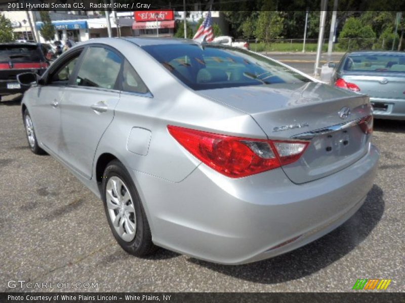Radiant Silver / Gray 2011 Hyundai Sonata GLS