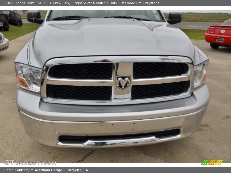 Bright Silver Metallic / Dark Slate/Medium Graystone 2009 Dodge Ram 1500 SLT Crew Cab