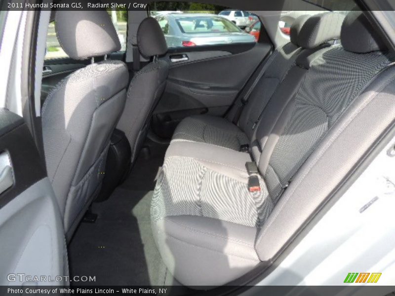Radiant Silver / Gray 2011 Hyundai Sonata GLS