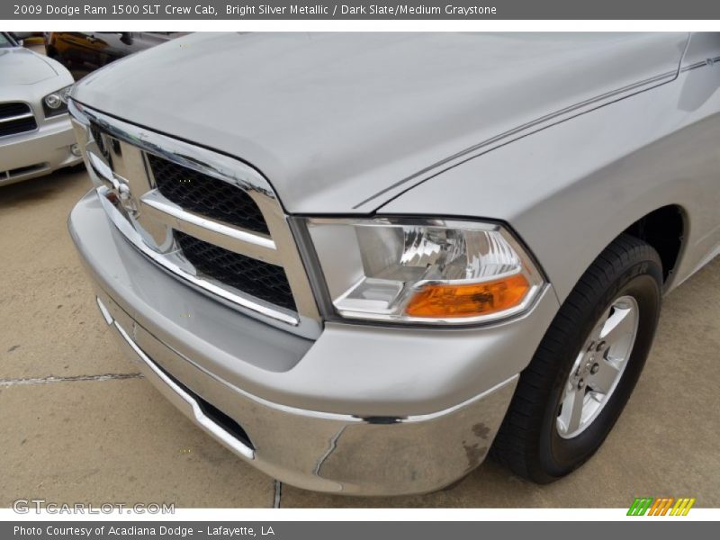 Bright Silver Metallic / Dark Slate/Medium Graystone 2009 Dodge Ram 1500 SLT Crew Cab