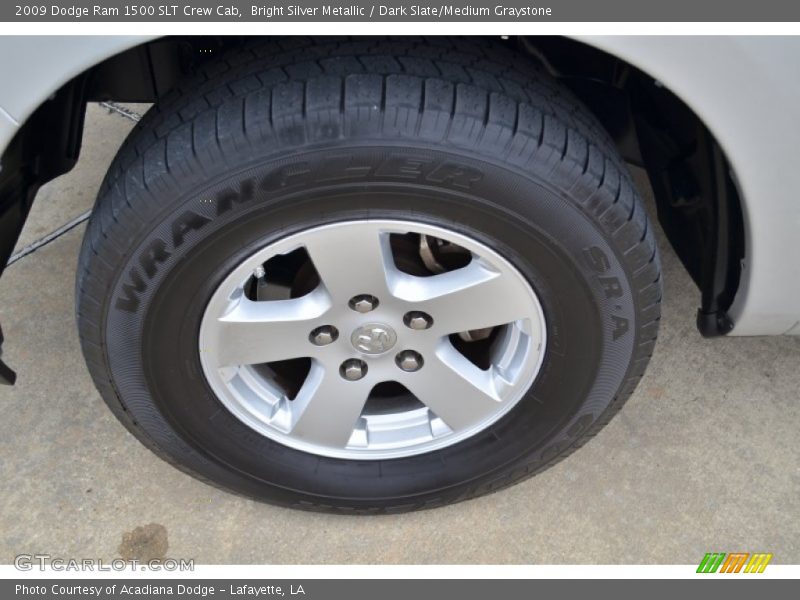 Bright Silver Metallic / Dark Slate/Medium Graystone 2009 Dodge Ram 1500 SLT Crew Cab