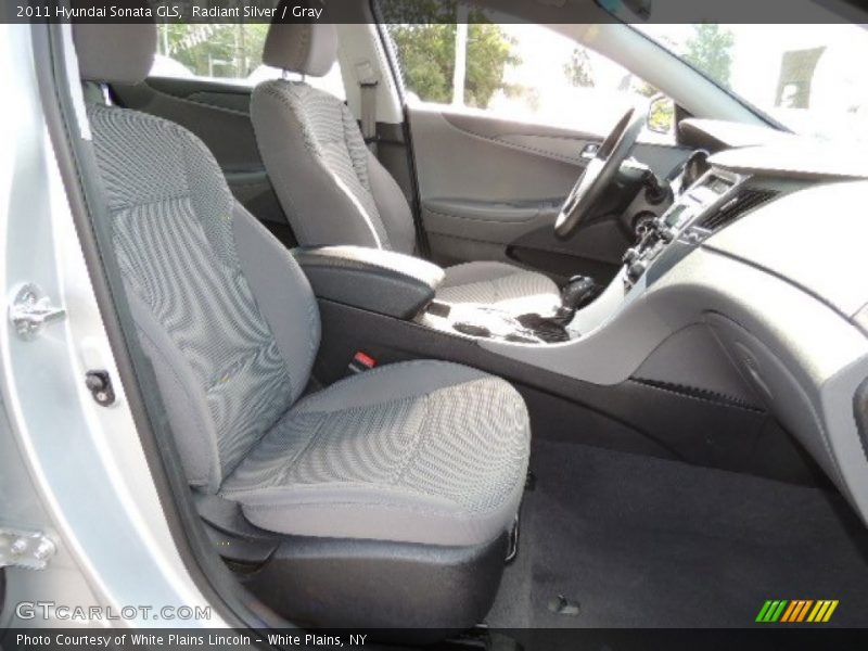 Radiant Silver / Gray 2011 Hyundai Sonata GLS