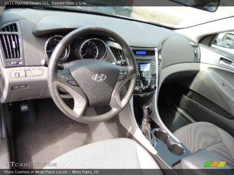 Radiant Silver / Gray 2011 Hyundai Sonata GLS