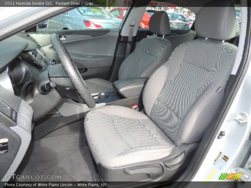 Radiant Silver / Gray 2011 Hyundai Sonata GLS