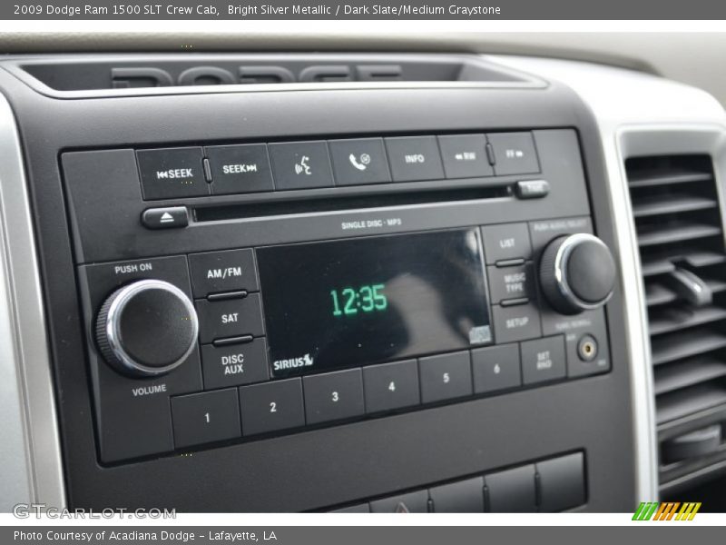 Bright Silver Metallic / Dark Slate/Medium Graystone 2009 Dodge Ram 1500 SLT Crew Cab