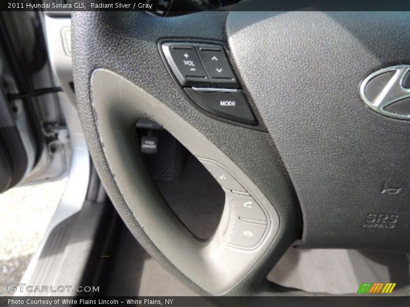Radiant Silver / Gray 2011 Hyundai Sonata GLS