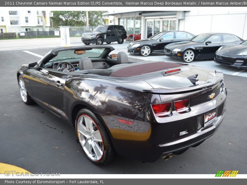 Neiman Marcus Deep Bordeaux Metallic / Neiman Marcus Amber/Black 2011 Chevrolet Camaro Neiman Marcus Edition SS/RS Convertible