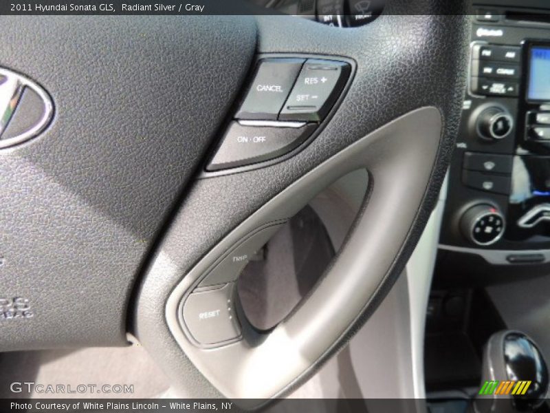 Radiant Silver / Gray 2011 Hyundai Sonata GLS