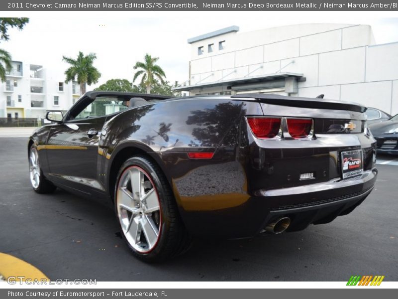 Neiman Marcus Deep Bordeaux Metallic / Neiman Marcus Amber/Black 2011 Chevrolet Camaro Neiman Marcus Edition SS/RS Convertible