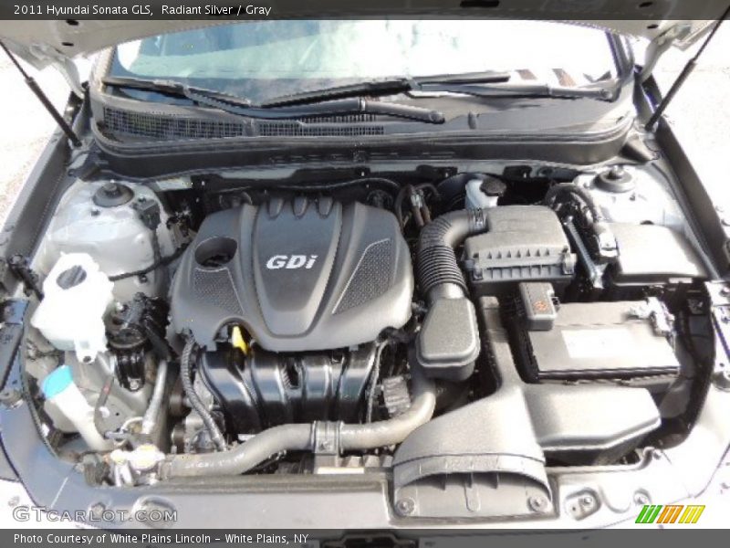 Radiant Silver / Gray 2011 Hyundai Sonata GLS