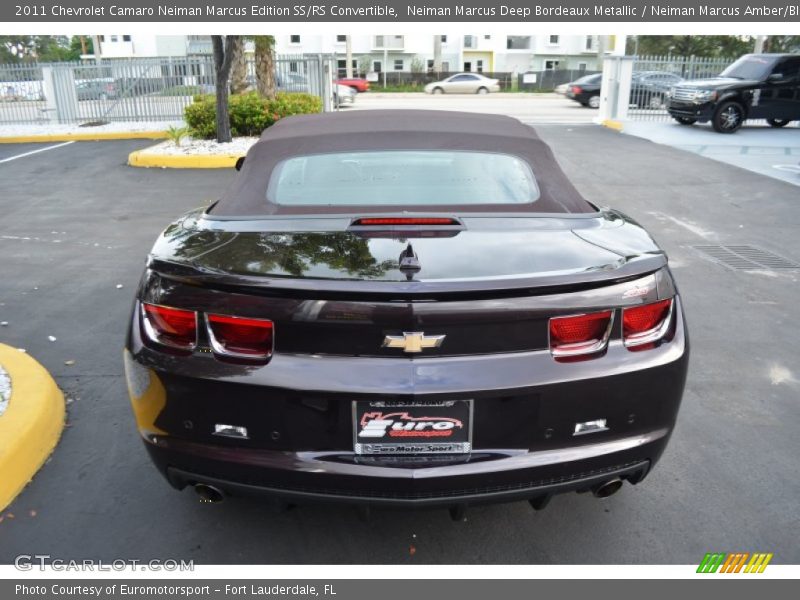 Neiman Marcus Deep Bordeaux Metallic / Neiman Marcus Amber/Black 2011 Chevrolet Camaro Neiman Marcus Edition SS/RS Convertible