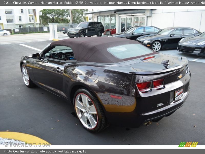 Neiman Marcus Deep Bordeaux Metallic / Neiman Marcus Amber/Black 2011 Chevrolet Camaro Neiman Marcus Edition SS/RS Convertible