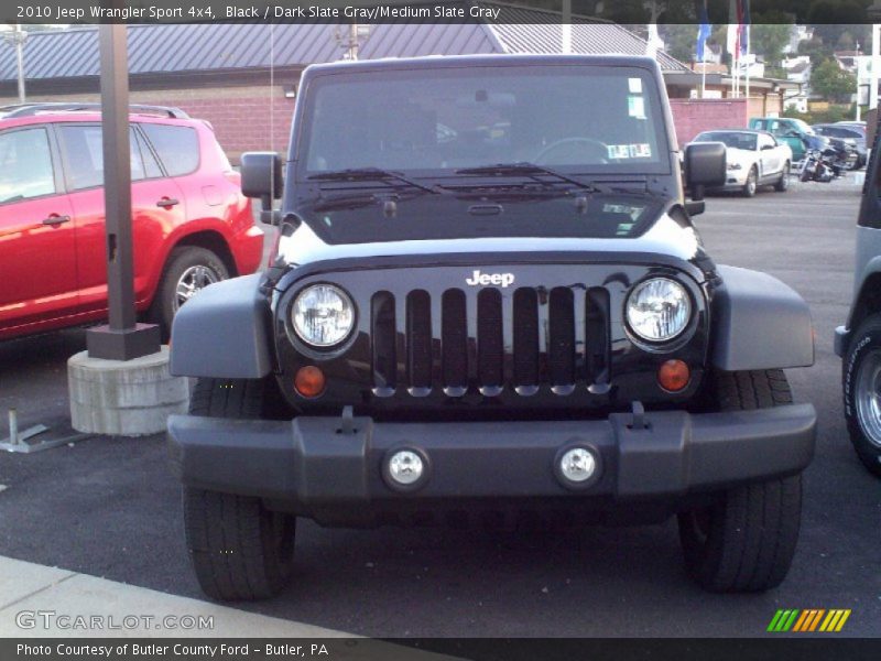Black / Dark Slate Gray/Medium Slate Gray 2010 Jeep Wrangler Sport 4x4