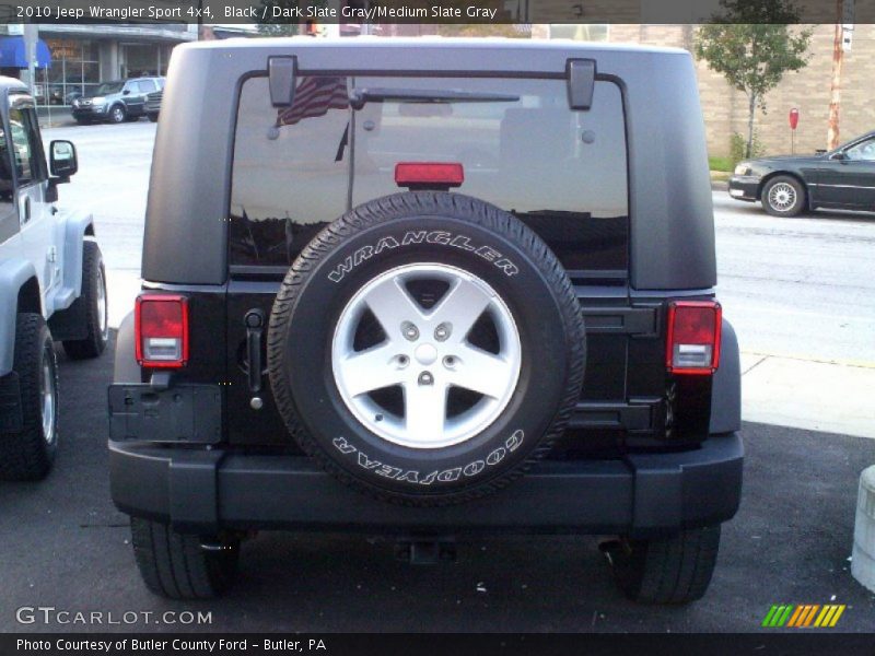 Black / Dark Slate Gray/Medium Slate Gray 2010 Jeep Wrangler Sport 4x4