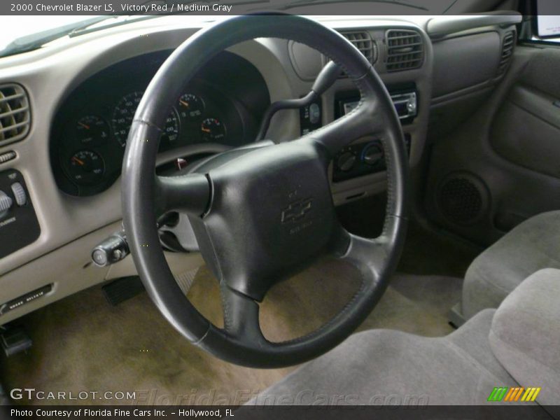 Victory Red / Medium Gray 2000 Chevrolet Blazer LS