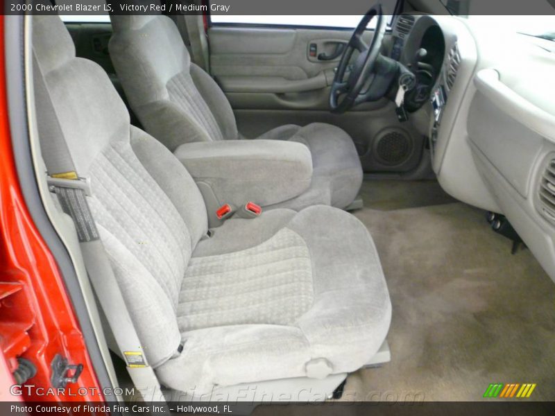 Victory Red / Medium Gray 2000 Chevrolet Blazer LS