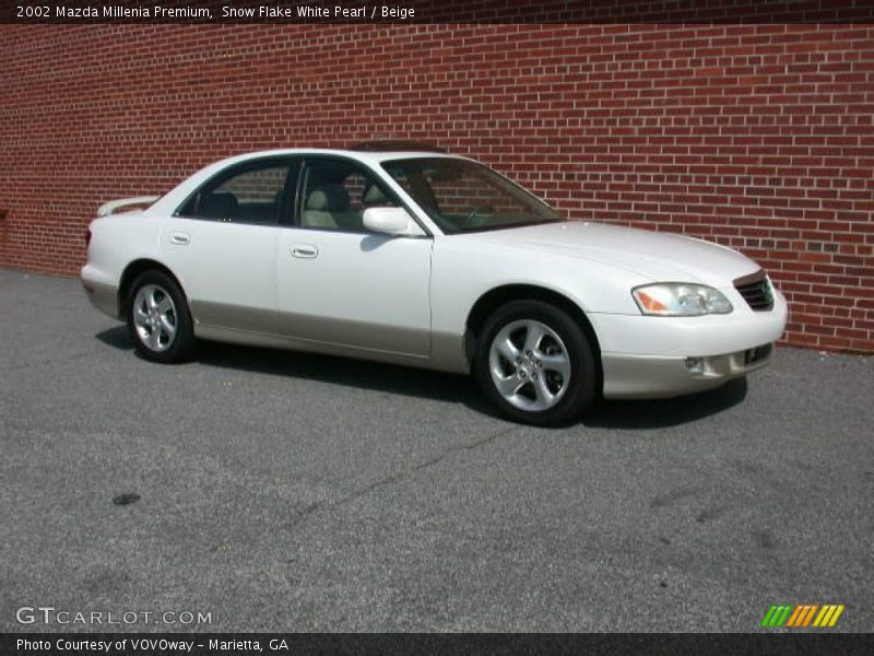 Snow Flake White Pearl / Beige 2002 Mazda Millenia Premium