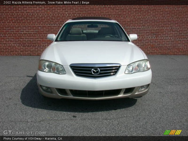 Snow Flake White Pearl / Beige 2002 Mazda Millenia Premium