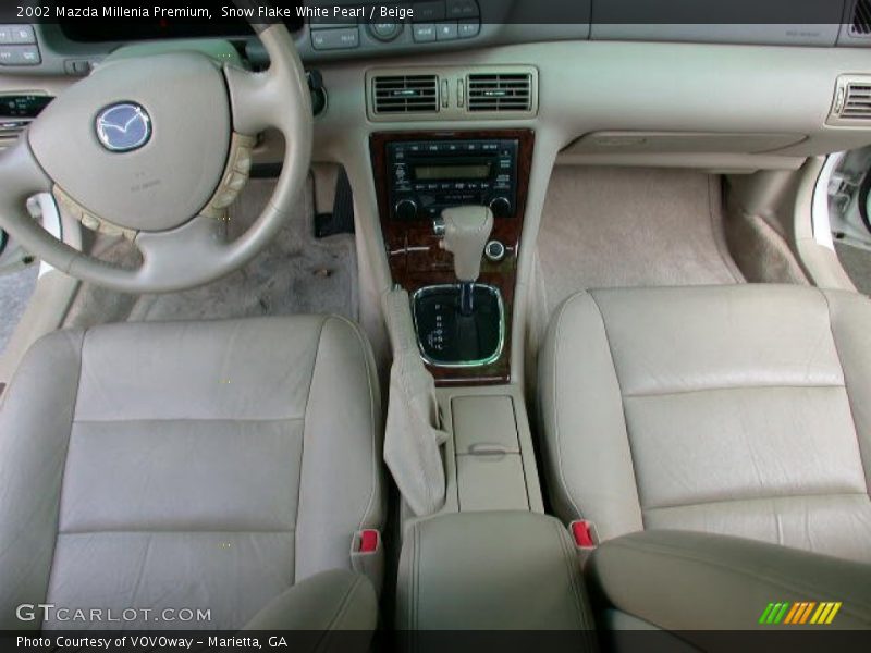 Snow Flake White Pearl / Beige 2002 Mazda Millenia Premium