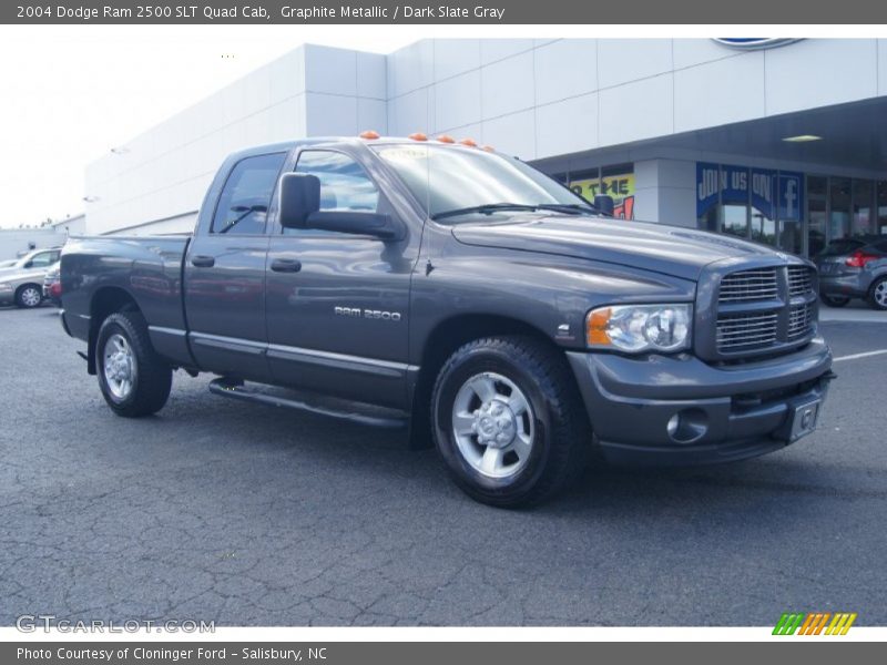 Graphite Metallic / Dark Slate Gray 2004 Dodge Ram 2500 SLT Quad Cab