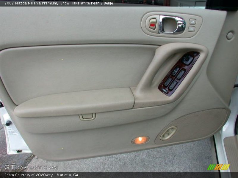 Snow Flake White Pearl / Beige 2002 Mazda Millenia Premium