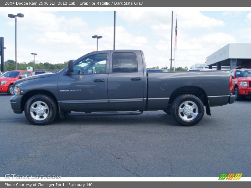 Graphite Metallic / Dark Slate Gray 2004 Dodge Ram 2500 SLT Quad Cab