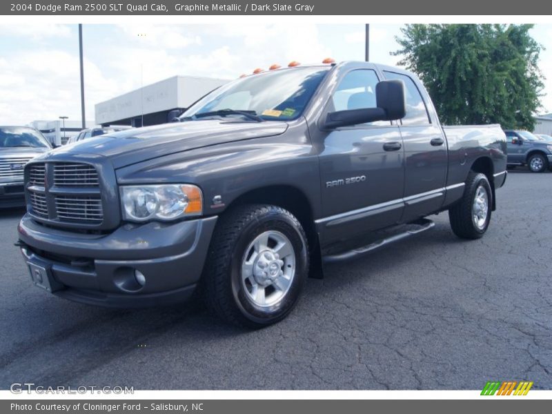 Graphite Metallic / Dark Slate Gray 2004 Dodge Ram 2500 SLT Quad Cab