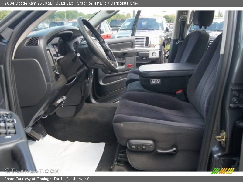 Graphite Metallic / Dark Slate Gray 2004 Dodge Ram 2500 SLT Quad Cab