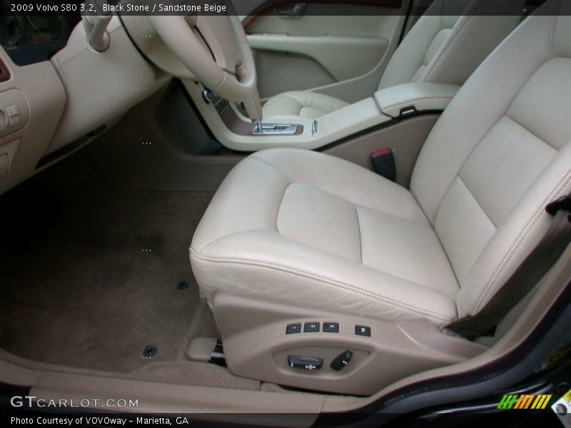 Black Stone / Sandstone Beige 2009 Volvo S80 3.2