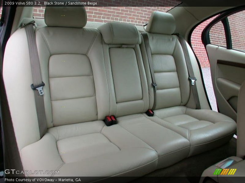 Black Stone / Sandstone Beige 2009 Volvo S80 3.2