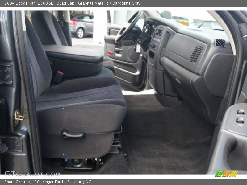 Graphite Metallic / Dark Slate Gray 2004 Dodge Ram 2500 SLT Quad Cab