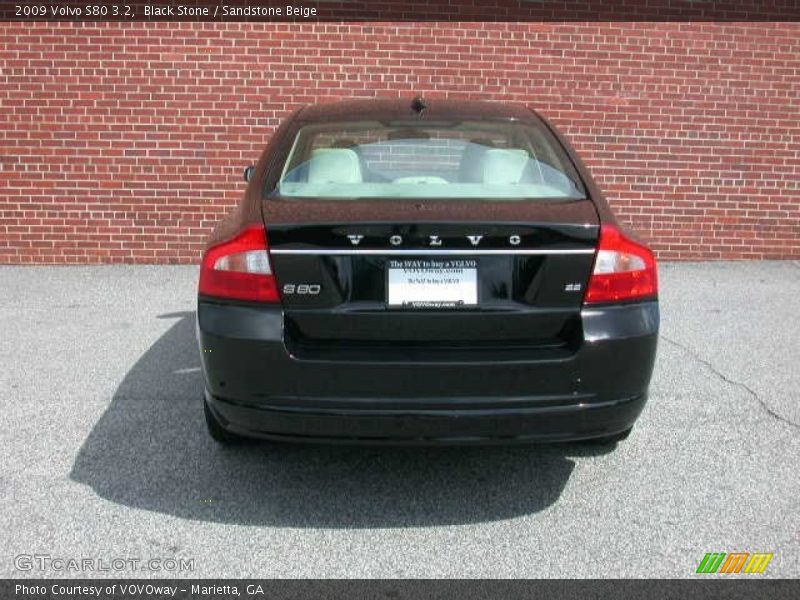 Black Stone / Sandstone Beige 2009 Volvo S80 3.2