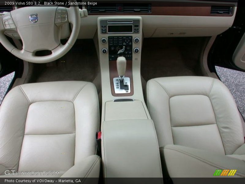 Black Stone / Sandstone Beige 2009 Volvo S80 3.2