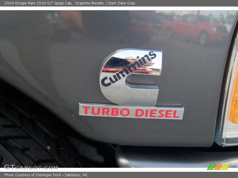 Graphite Metallic / Dark Slate Gray 2004 Dodge Ram 2500 SLT Quad Cab