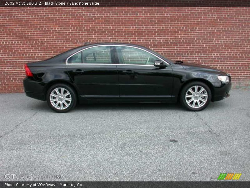 Black Stone / Sandstone Beige 2009 Volvo S80 3.2