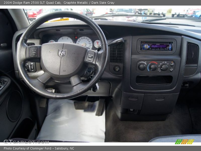Graphite Metallic / Dark Slate Gray 2004 Dodge Ram 2500 SLT Quad Cab