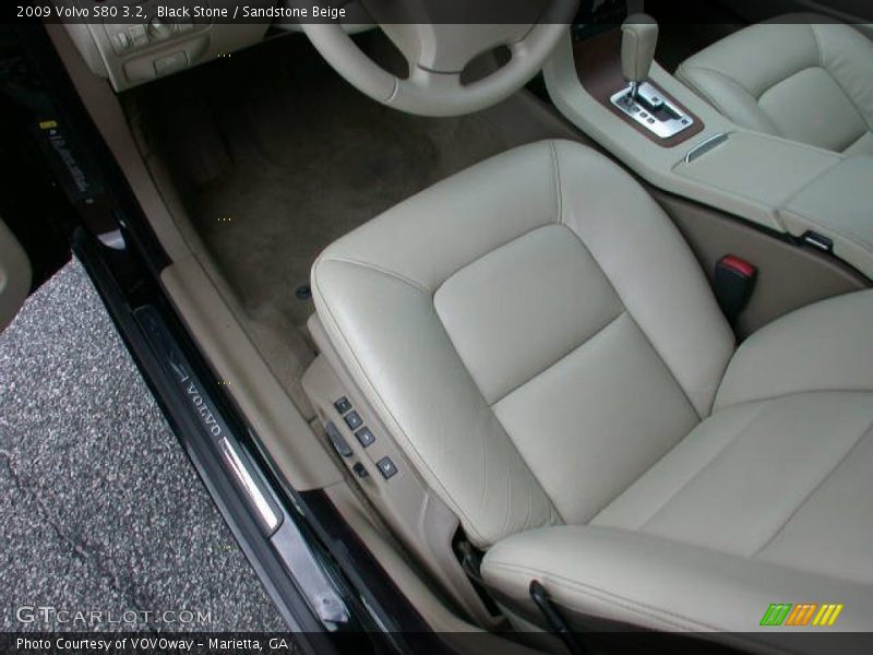 Black Stone / Sandstone Beige 2009 Volvo S80 3.2