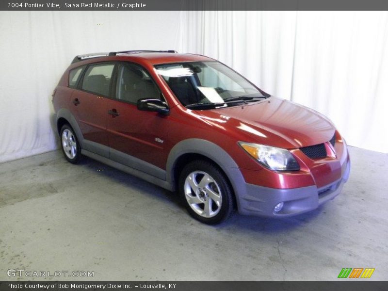 Salsa Red Metallic / Graphite 2004 Pontiac Vibe