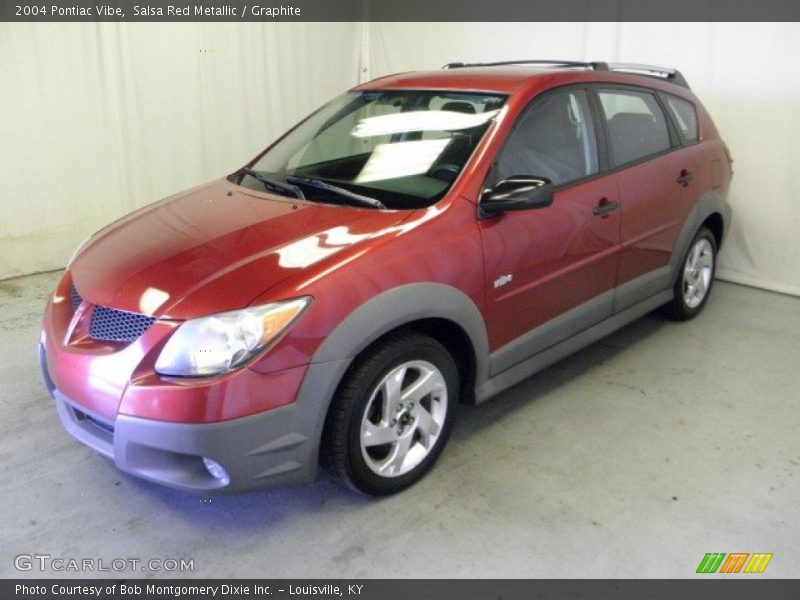 Salsa Red Metallic / Graphite 2004 Pontiac Vibe