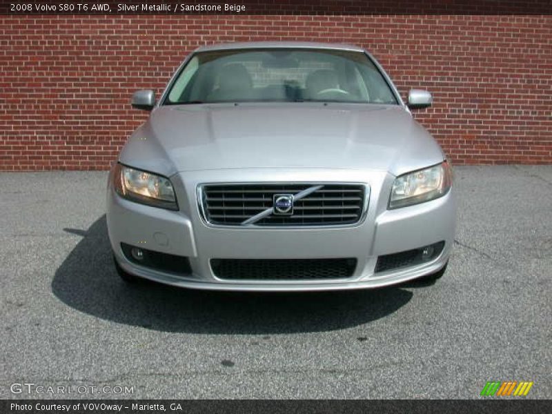 Silver Metallic / Sandstone Beige 2008 Volvo S80 T6 AWD