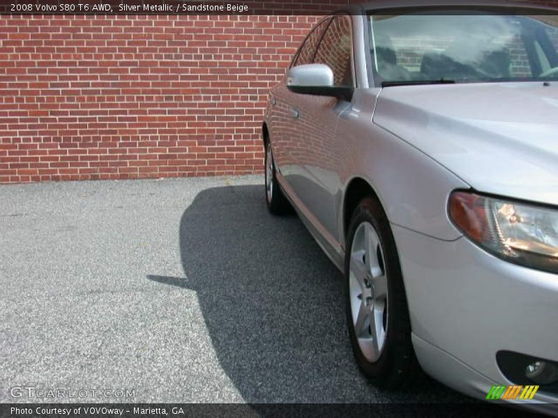 Silver Metallic / Sandstone Beige 2008 Volvo S80 T6 AWD