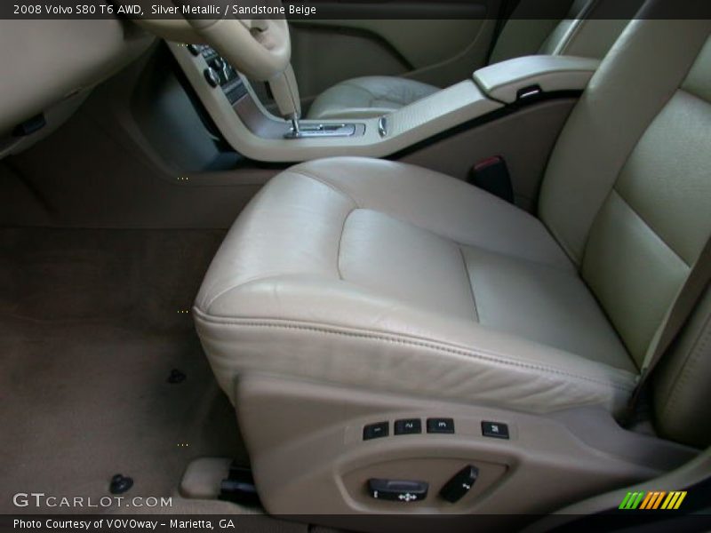 Silver Metallic / Sandstone Beige 2008 Volvo S80 T6 AWD