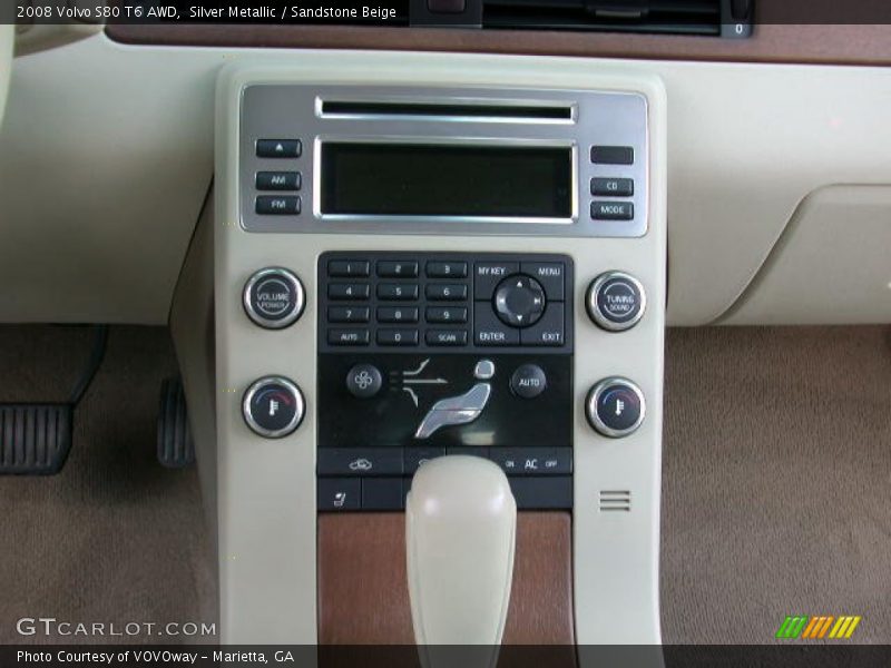 Silver Metallic / Sandstone Beige 2008 Volvo S80 T6 AWD